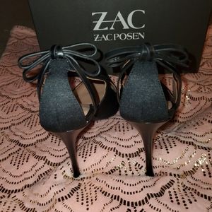 Zac Posen black heels 8M